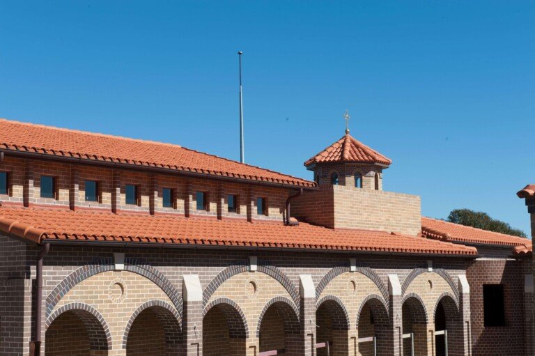 Curved Red Roof Tile